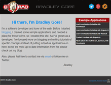 Tablet Screenshot of bradleygore.com